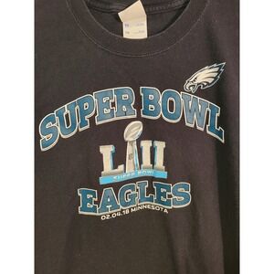PHILADELPHIA EAGLES SUPER BOWL LII Kids BLACK T-SHIRT‎ - SIZE XL2018 Minnesota